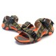 Men Breathable Adjustable Hook Loop Sandals Outdoor Beach Shoes