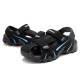 Men Breathable Anti Collision Toe Adjustable Hook Loop Sandals