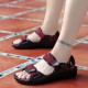 Men Soft Sole Beach Breathable Hook Loop Sandals Summer Shoes