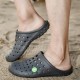Bnaggood Shoes for Men Breathable Hollow Outs Waterproof Slipper Beach Shoes