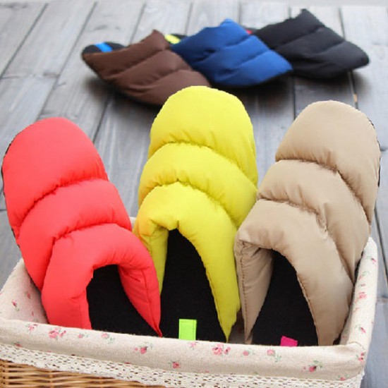 Couple Shoes Cotton Keep Warm Home Indoor Comfortable Slip On Slippers