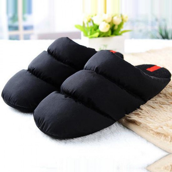 Couple Shoes Cotton Keep Warm Home Indoor Comfortable Slip On Slippers