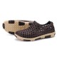 Hollow Out Slip On Breathable Casual Flat Shoes
