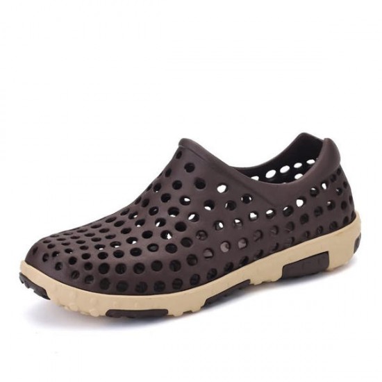 Hollow Out Slip On Breathable Casual Flat Shoes