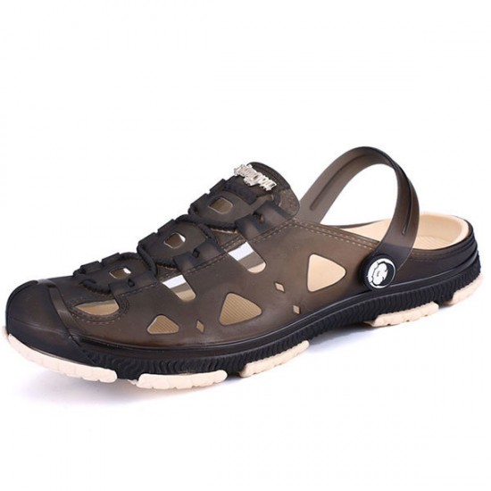 Men Beach Slipper Hollow Out Outdoor Summer Sandals