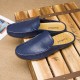 Men Breathable Cowhide Slip Resistant Soft Soles Casual Slippers