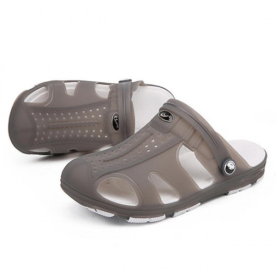 Men Breathable Hollow Outs Beach Slippers Sandals Rainy Days Shoes