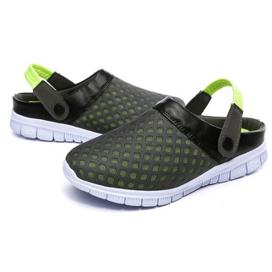 US Size 5-10 Men Sandals Slipper Comfortable Breathable Slip On Beach Sandals Flats Summer Slipper