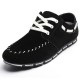 4 Colors Mens Trend Faux Suede Slip-On Sneakers