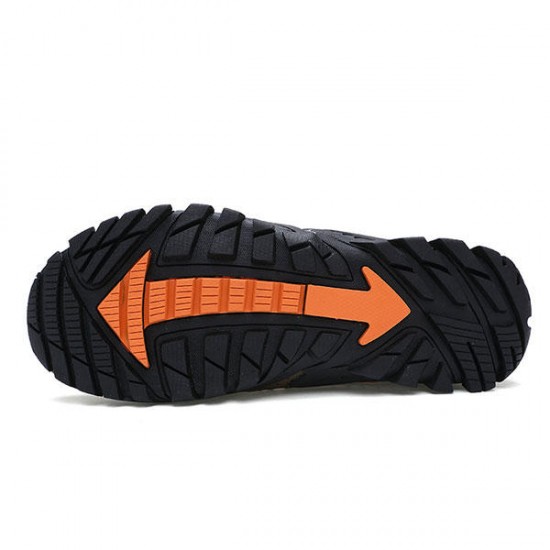 Men Anti Collision Toe Mesh Outdoor Hiking Sneakers