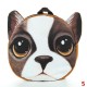 3D Cartoon Dog Cat Face Pattern Women Backpack Animal Schoolbag