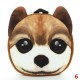 3D Cartoon Dog Cat Face Pattern Women Backpack Animal Schoolbag
