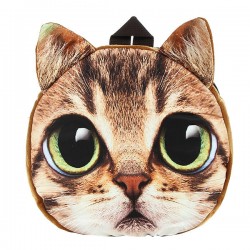 3D Cartoon Dog Cat Face Pattern Women Backpack Animal Schoolbag 3D Cartoon Dog Cat Face Pattern Women Backpack Animal Schoolbag