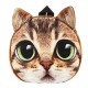 3D Cartoon Dog Cat Face Pattern Women Backpack Animal Schoolbag