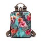 Brenice National Flower Handbags Multifuntion Shoulder Bags Backpack