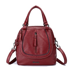 Brenice Women Multifunction Soft Handbag Vintage Bohemian Shoulder Crossbody Bag Backpack Brenice Women Multifunction Soft Handbag Vintage Bohemian Shoulder Crossbody Bag Backpack