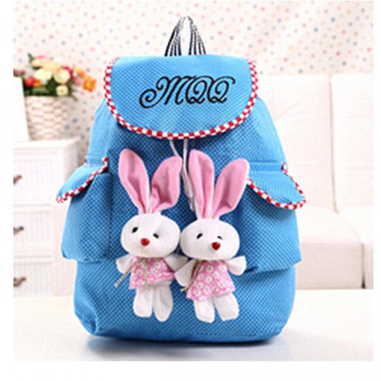 Lace Color Canvas Rabbit Bag Backpack Shoulder bag For Women
