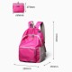 Nylon Waterproof Light Weight Fold Over Large Capacity  Travel Sport Outdooors Backpack  Women and  Men