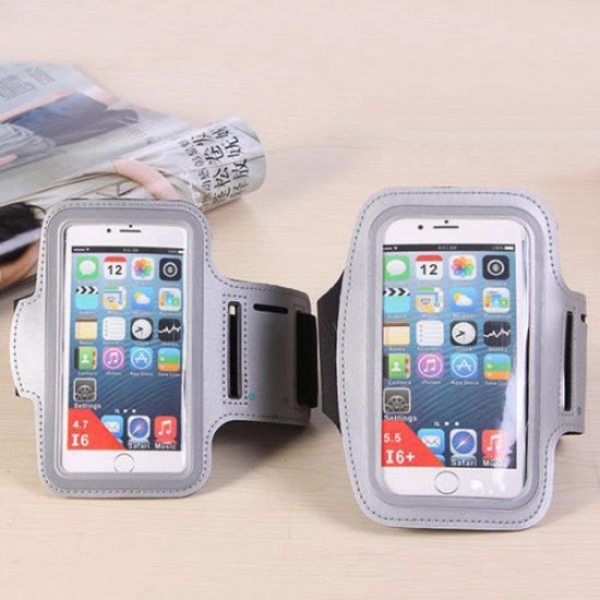 6inches Cell Phone Universal Waterproof Sports Running Armband Cell Phone Holder