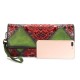 Brenice Women Genuine Leather Floral Casual life Messenger Bag Clutch Bag