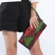 Brenice Women Genuine Leather Floral Casual life Messenger Bag Clutch Bag