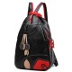 Chinese Style Black Chest Bags Backpack 3 Pcs Casual Crossbody Bags National Cluthes Bags