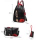 Chinese Style Black Chest Bags Backpack 3 Pcs Casual Crossbody Bags National Cluthes Bags