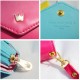 Crown Zipper Short Wallet Leather Clutches Bags Card Holder Coin Bags Phone Case For Iphone Samsung