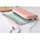 Crown Zipper Short Wallet Leather Clutches Bags Card Holder Coin Bags Phone Case For Iphone Samsung