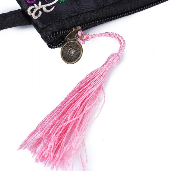 Ethnic Embroidery Flowers Bag Clutch Bag Purse For Women