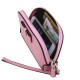 Genuine Leather Bowknot Zipper Clutches Bags Long Wallet Card Holder 5.5'' Phone Bags For IPhone