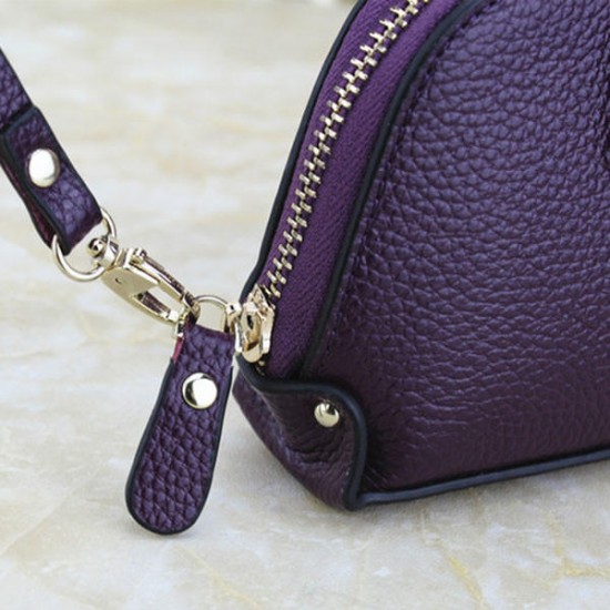 Genuine Leather Bowknot Zipper Clutches Bags Long Wallet Card Holder 5.5'' Phone Bags For IPhone