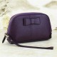 Genuine Leather Bowknot Zipper Clutches Bags Long Wallet Card Holder 5.5'' Phone Bags For IPhone