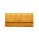 Women Solid Phone Purse Artificial Leather Concise 9 Card Slots Multi-function Long Wallet
