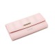 Women Solid Phone Purse Artificial Leather Concise 9 Card Slots Multi-function Long Wallet