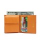 Brenice Women RFID Genuine Leather Short Purse Coin Bag Hasp Wallet Card Holder
