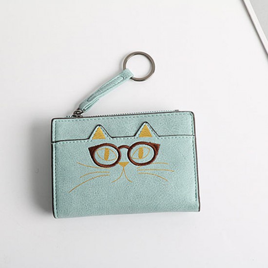 Cartoon Cute Cat Purses Card Holders For Women