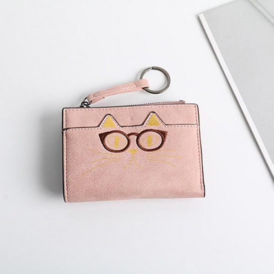 Cartoon Cute Cat Purses Card Holders For Women