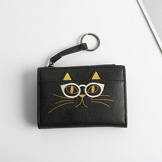 Cartoon Cute Cat Purses Card Holders For Women