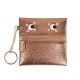 Cartoon Eyes Pearlite Layer Coin Bags Card Holde Key Bags Purse
