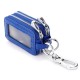 Genuine Leather Car Key Bag Pouch Key Case Crocodile Double Zipper Purse