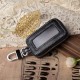 Genuine Leather Car Key Holder Hanging Portable Keychain Covers Pouch Purse Key Bag