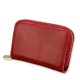 Genuine Leather Card Holder Portable Zipper Short Purse Wallets Coin Bags