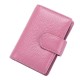 Genuine Leather RFID Blocking Credit Card Holder Hasp Business ID Case