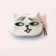 Women 3D Cat Face Coin Bags Girls Zipper Animal Case Money Wallet