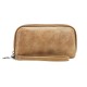 Women Genuine Leather Vintage Wallet Large Coin Purse Clutch Bag
