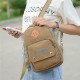 Canvas Casual Chest Bag Backpack Durable Shoulder Bags For Women