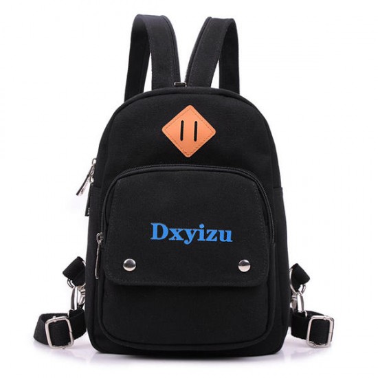 Canvas Casual Chest Bag Backpack Durable Shoulder Bags For Women