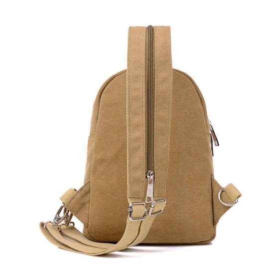 Canvas Casual Chest Bag Backpack Durable Shoulder Bags For Women