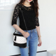 Fashion Shoulder Bag Elegant Crossbody Purse Saddle Bag for Women